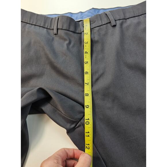 Straight fit premium non iron khaki haggar GREY dress pants slacks 34x29 vintage - Picture 5 of 7